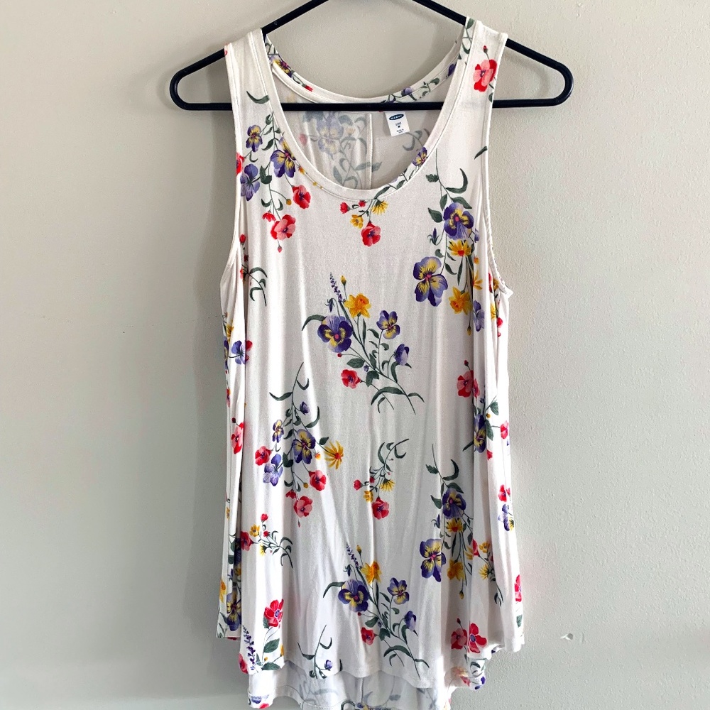 Floral Old Navy Tank